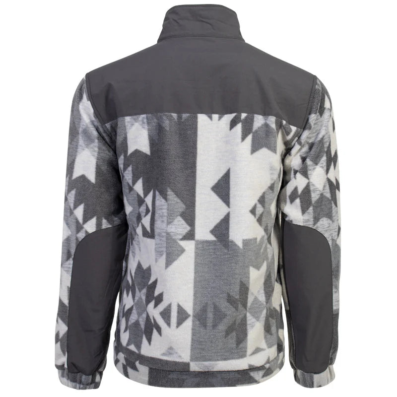 Youth "Hooey Tech Fleece Jacket" Aztec/Charcoal