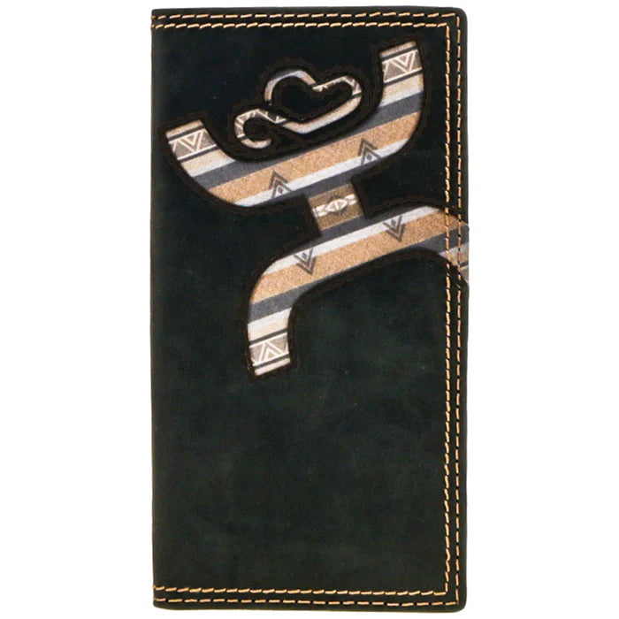 "Hooey Original " Rodeo Wallet Black w/Lakota Print