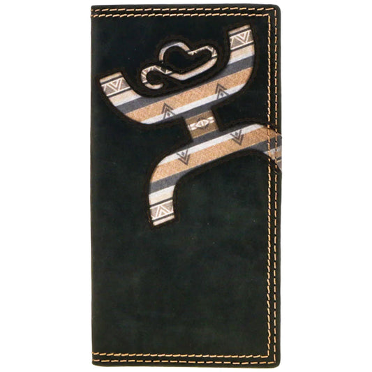 "Hooey Original " Rodeo Wallet Black w/Lakota Print