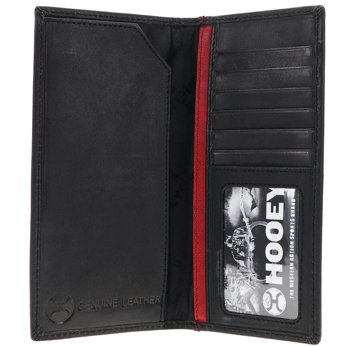 HOOEY "Sunizona Knockout" Rodeo Wallet Black w/Serape Print