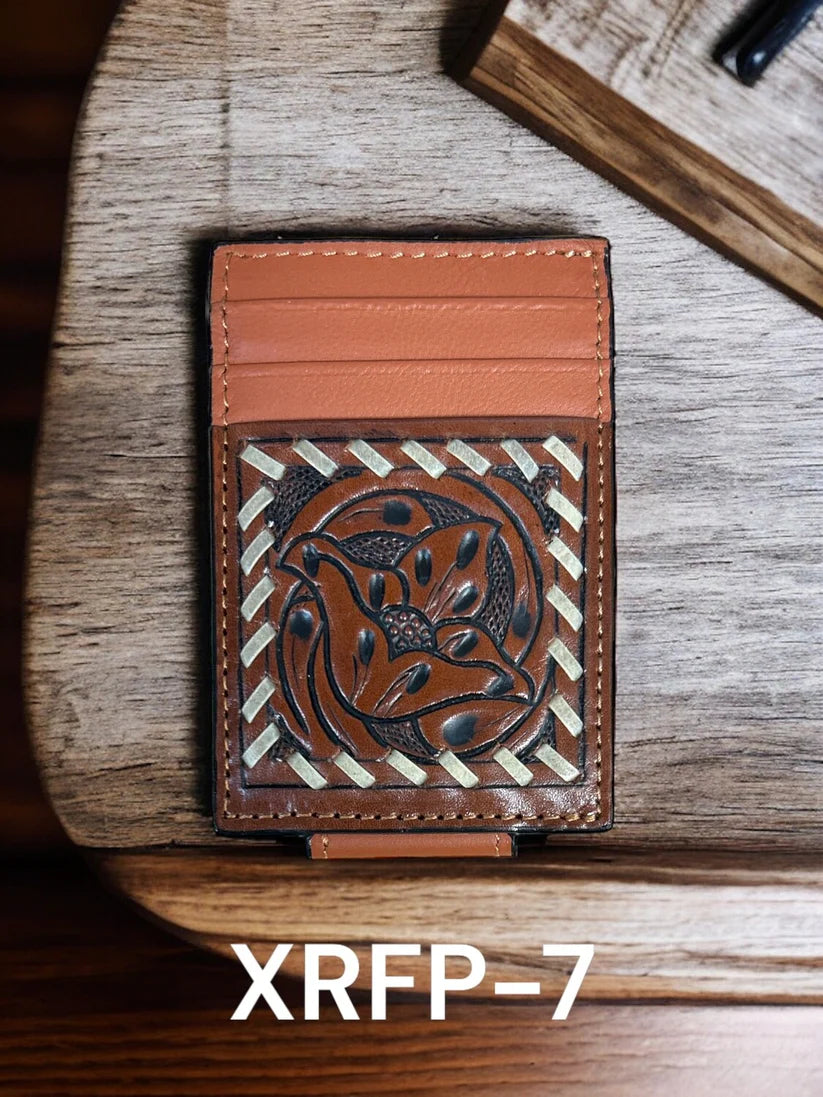 Twisted X Men's Floral Magnetic Money Clip Wallet XRFP-7
