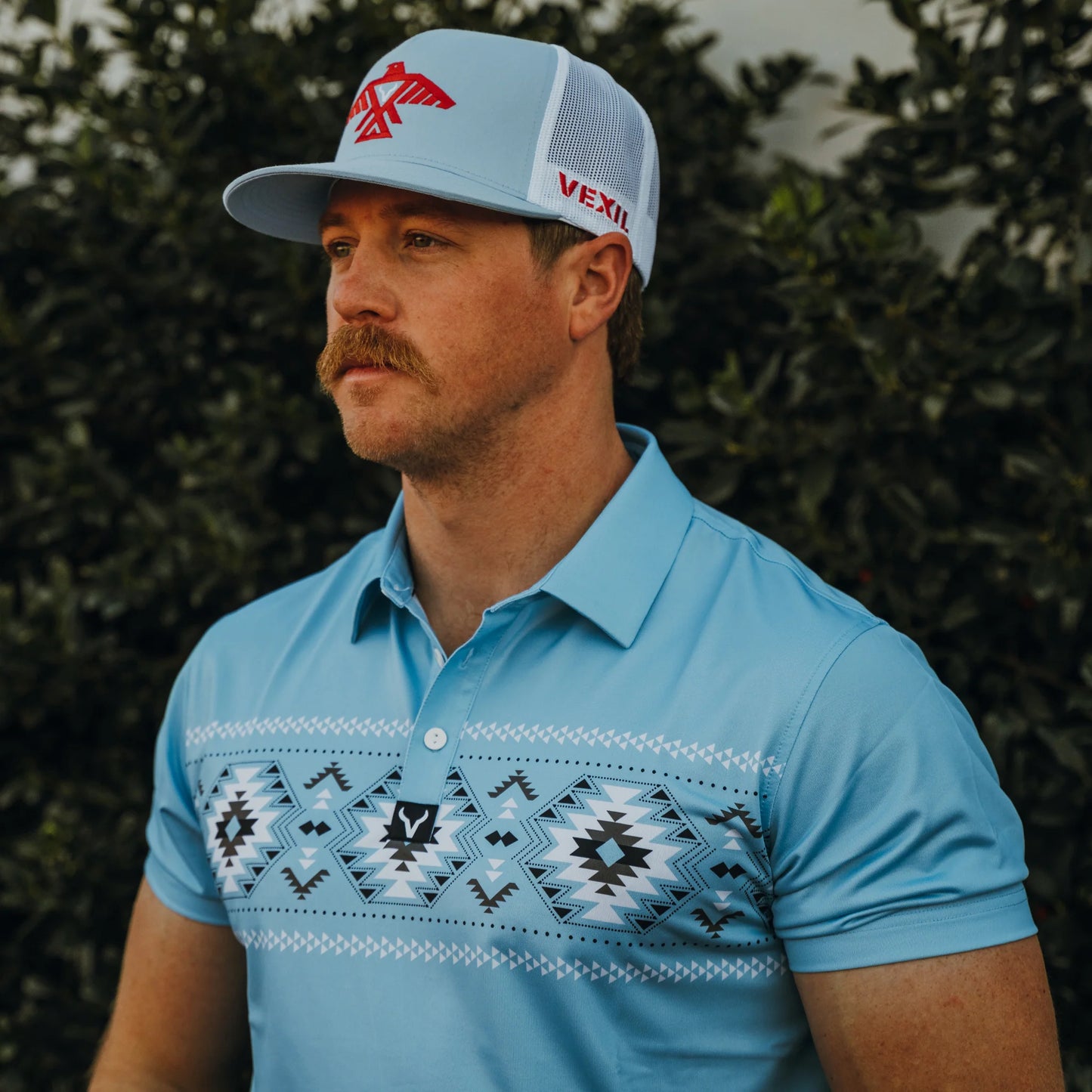 Vexil Brand - Polo - Aztec - Light Blue