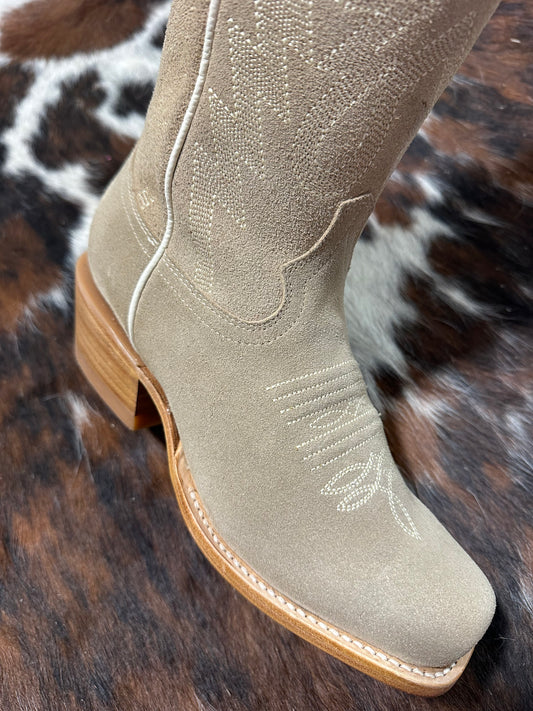 BRONZER| WOMEN CUTTER13'' GAMUZA KHAKI LEATHER SOLE