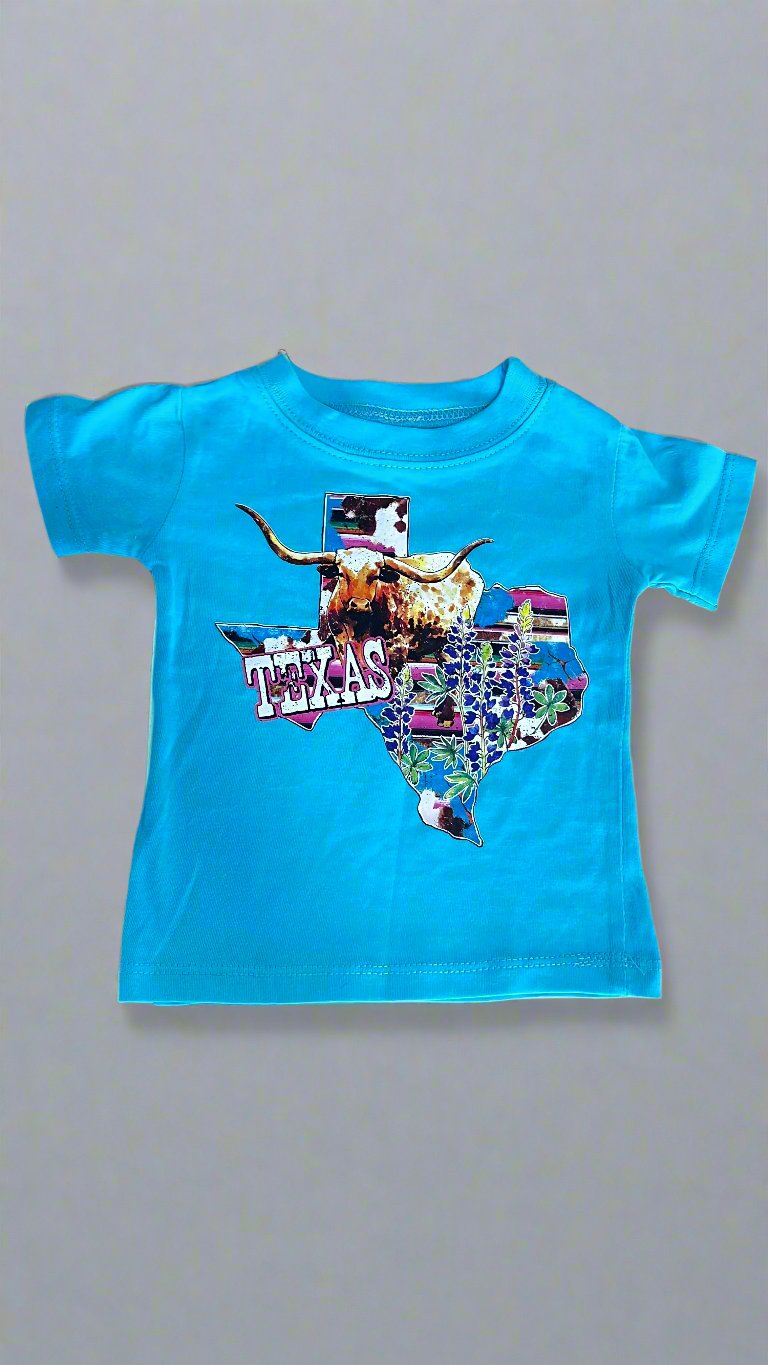 TEXAS TEAL TODDLER SHIRT