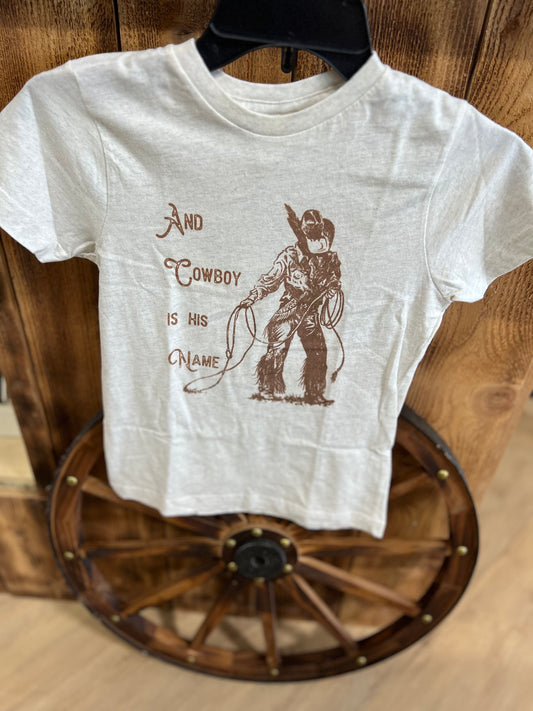 LIVE AND TELL| AND COWBOY IS HIS NAME T-SHIRT YOUTH