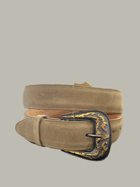 GAMUZA BROWN HOMETOWN BELT