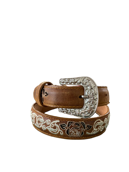 HOMETOWN GIRLS ROSE DETAILED BELT
