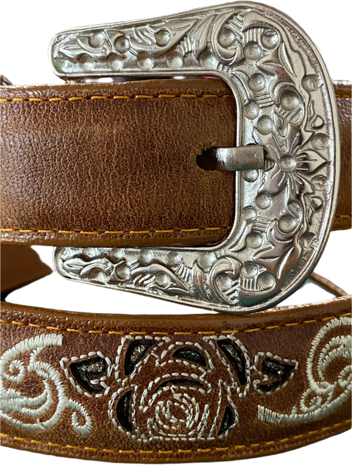 HOMETOWN GIRLS ROSE DETAILED BELT