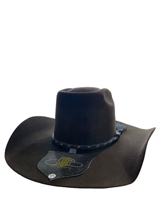 Hometown Dark Brown 100X Felt Hat