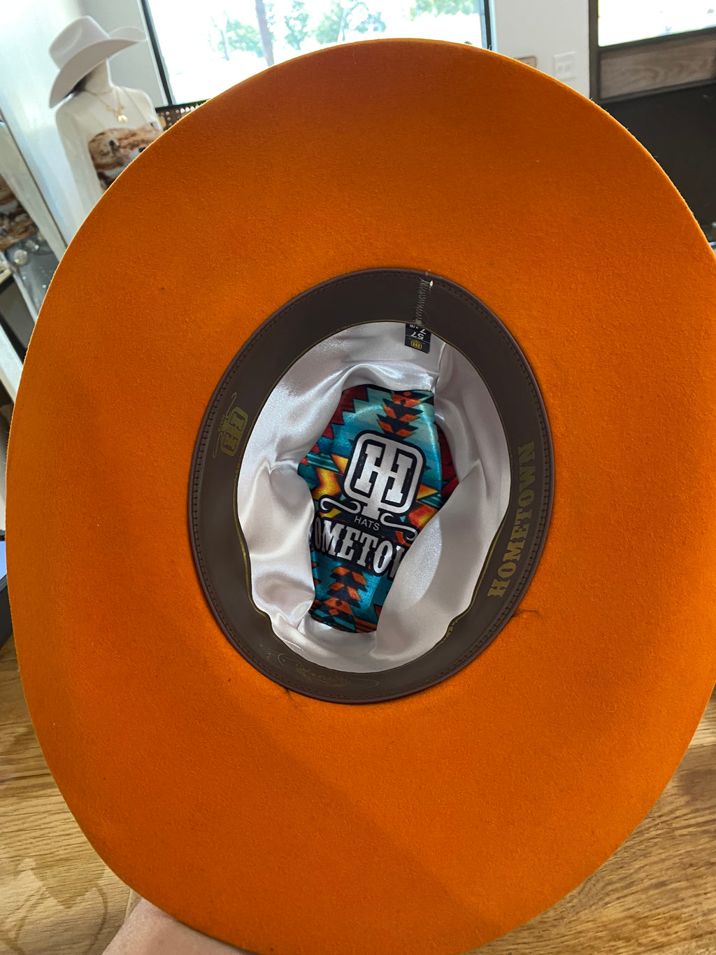 HOMETOWN HATS | ORANGE FELT HAT 100X