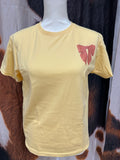 GILDAN| YELLOW CUSTOM TSHIRT HOLLY COW IM CUTE