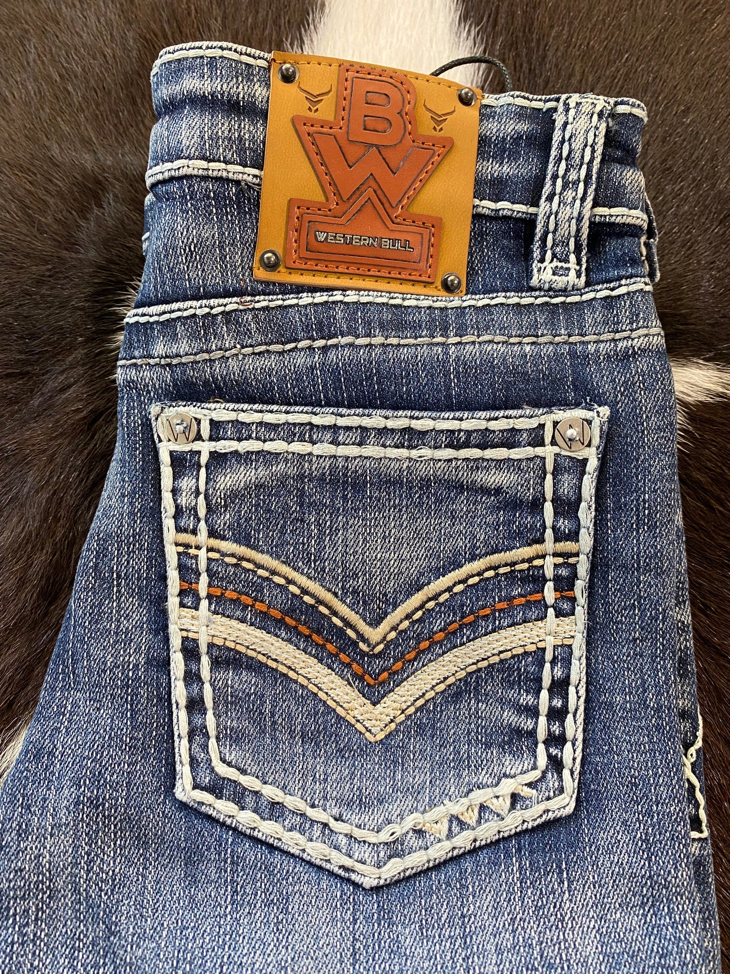 Youth's Western Bull Horseshoe Pocket WB-45