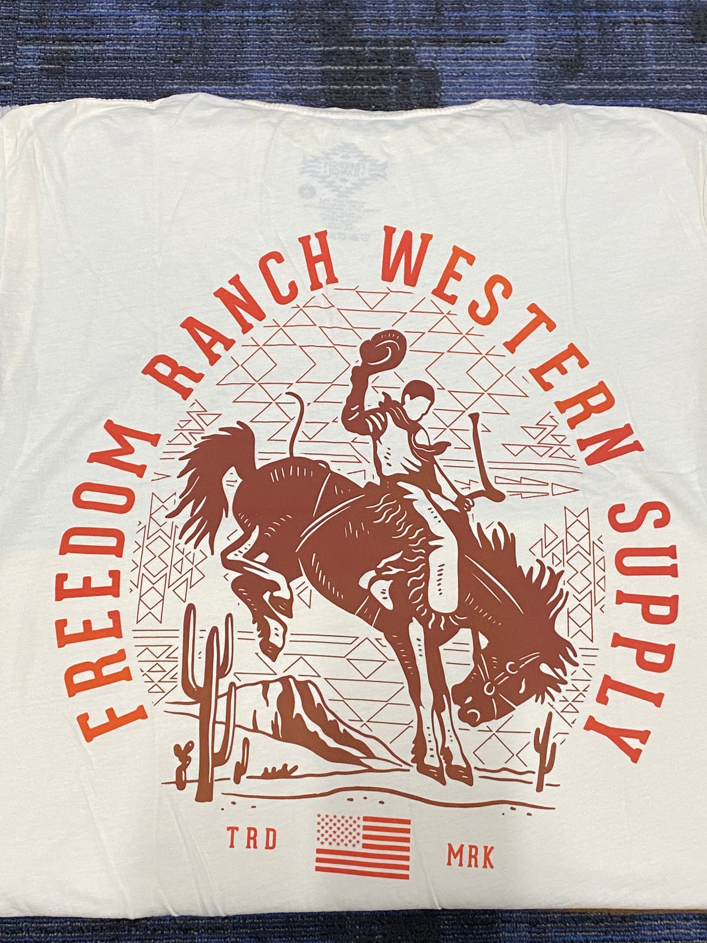 Freedom Ranch Bronc Badge S/S Tee