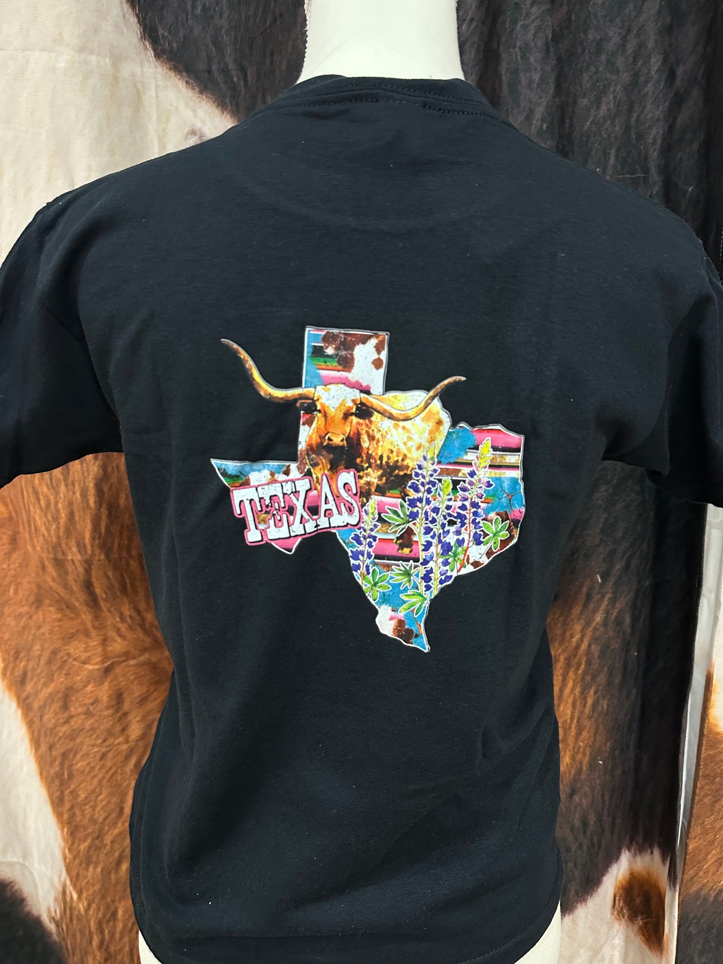 GILDAN |CUSTOM TSHIRT TEXAS & BOW