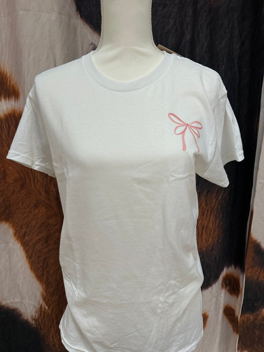 GILDAN|WHITE CUSTOM T-SHIRT NOTHING LIKE A COWGIRL
