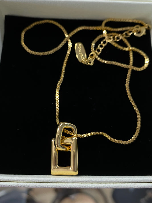 Milan Pendant Gold Necklace