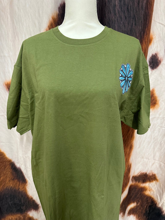 LUCKY FRIENDS| CUSTOM T-SHIRT CHEETAH CACTUS SUNFLOWERS