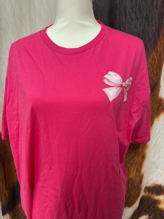 LUCKY FRIENDS | PINK CUSTOM T-SHIRT NADIE PUEDE DETENER EL PROPOSITO DE DIOS
