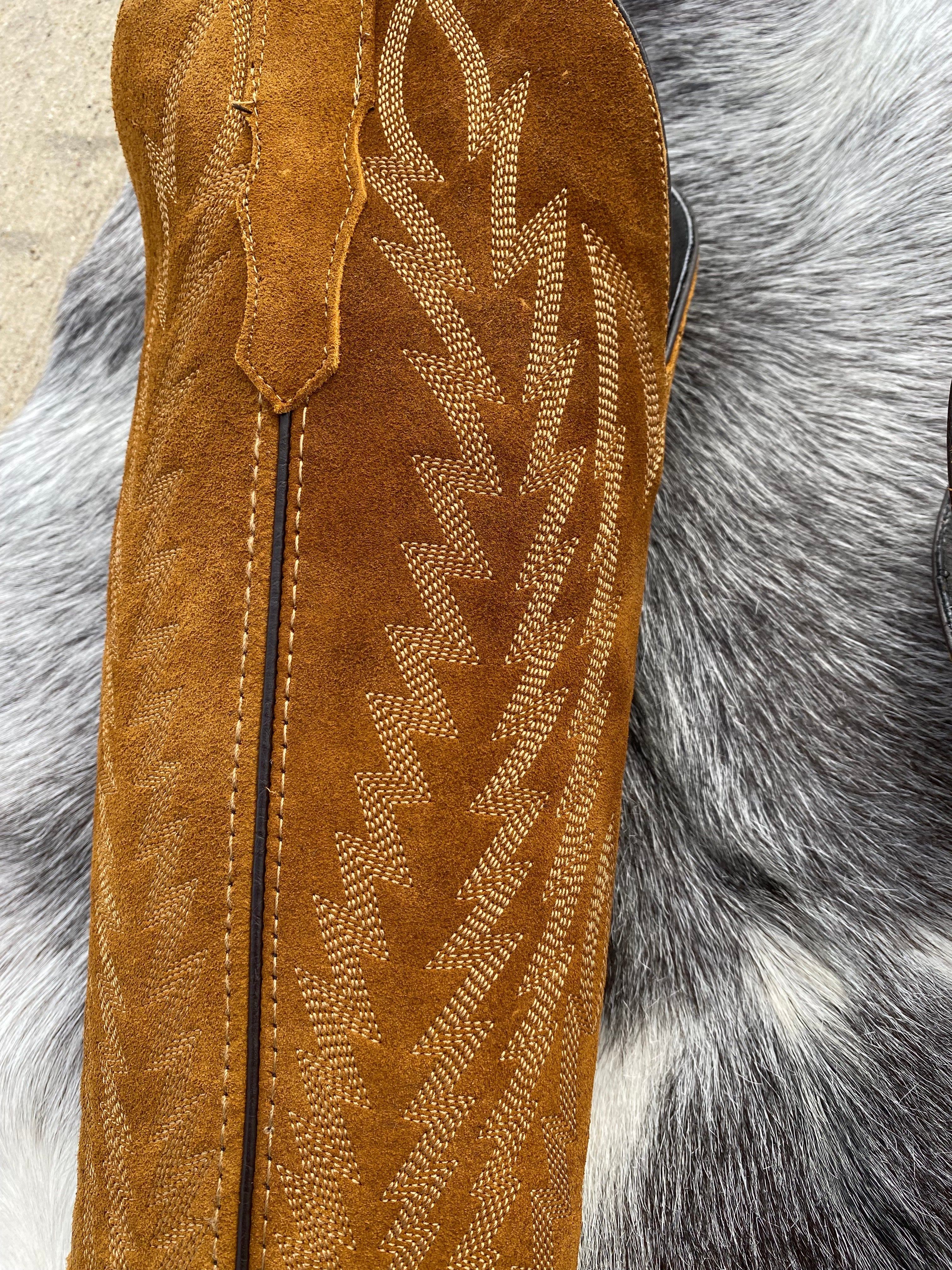 Bronzer | Women’s Camel Suede Knee-High Boots
