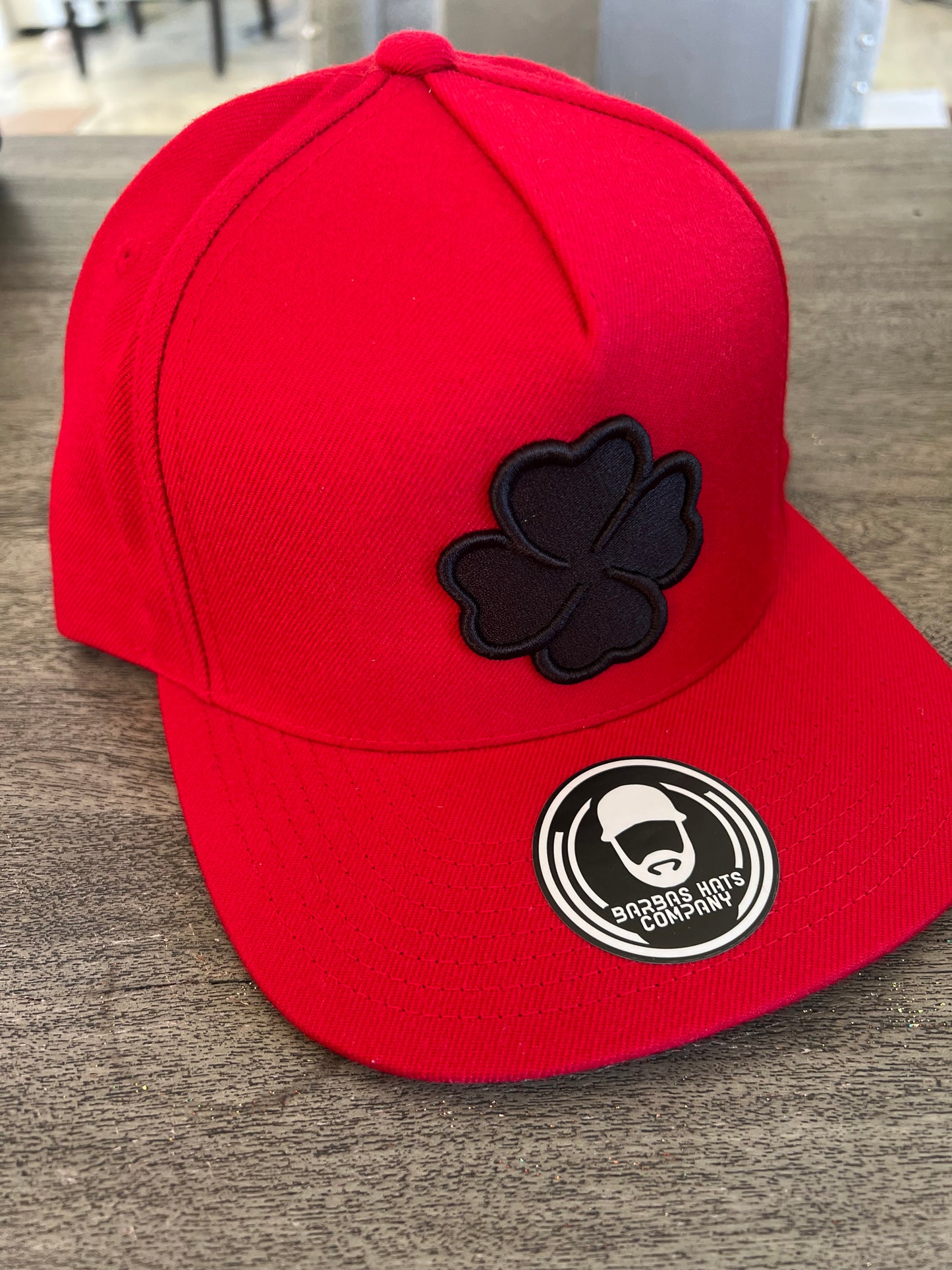 LUCKY RED/BLK BARBAS COMPANY HAT