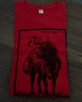 LIVE AND TELL RED TSHIRT