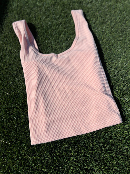 DEAR LOVER | LIGHT PINK CROP TOP