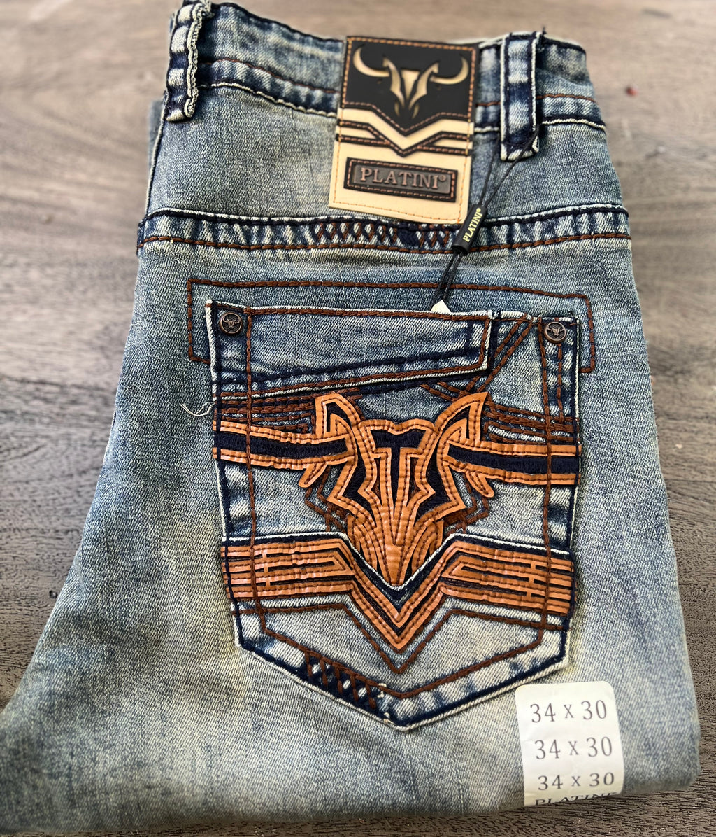PLATINI| Holt Men's Slim Boot Cut Jeans