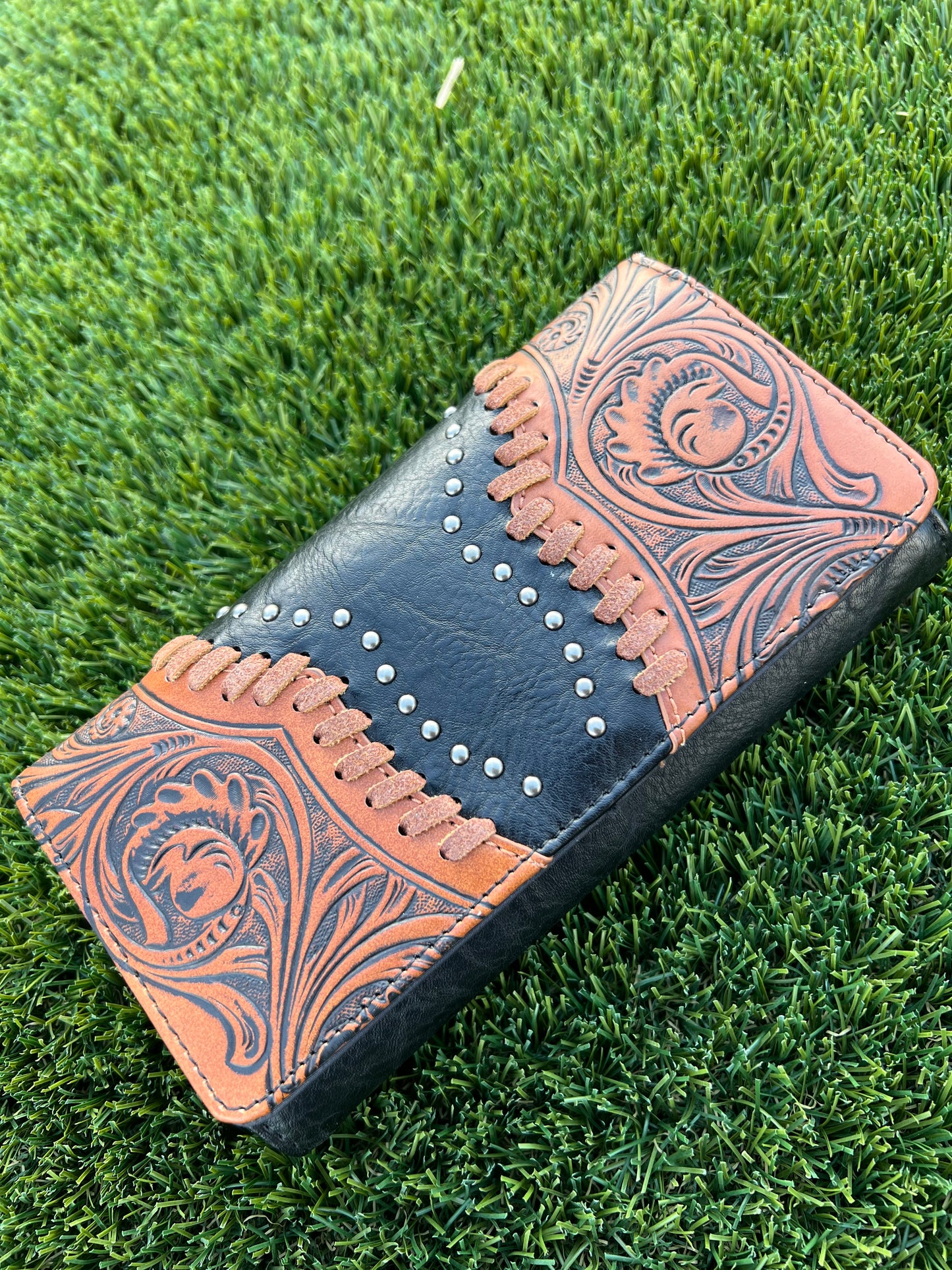 TRINITY RANCH | BLK/BROWN WALLET