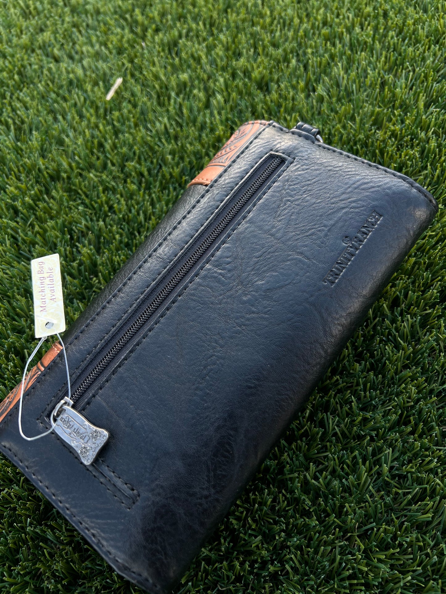 TRINITY RANCH | BLK/BROWN WALLET