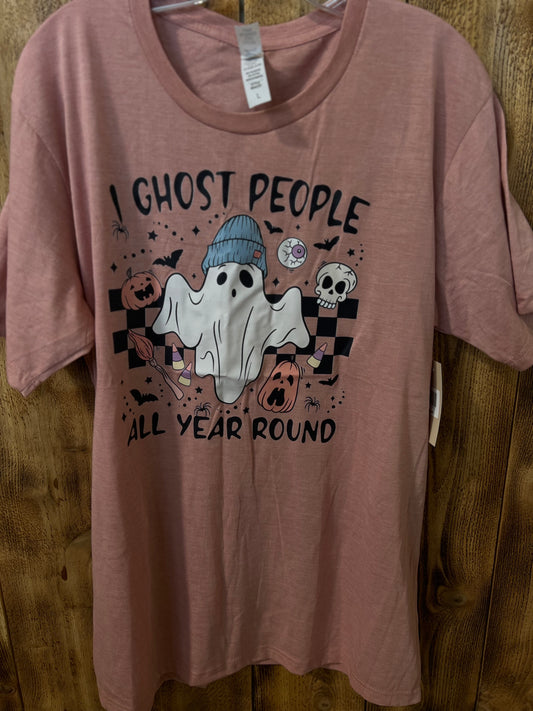 LUCKY & BLESSED LIFE | I GHOST PEOPLE T-SHIRT