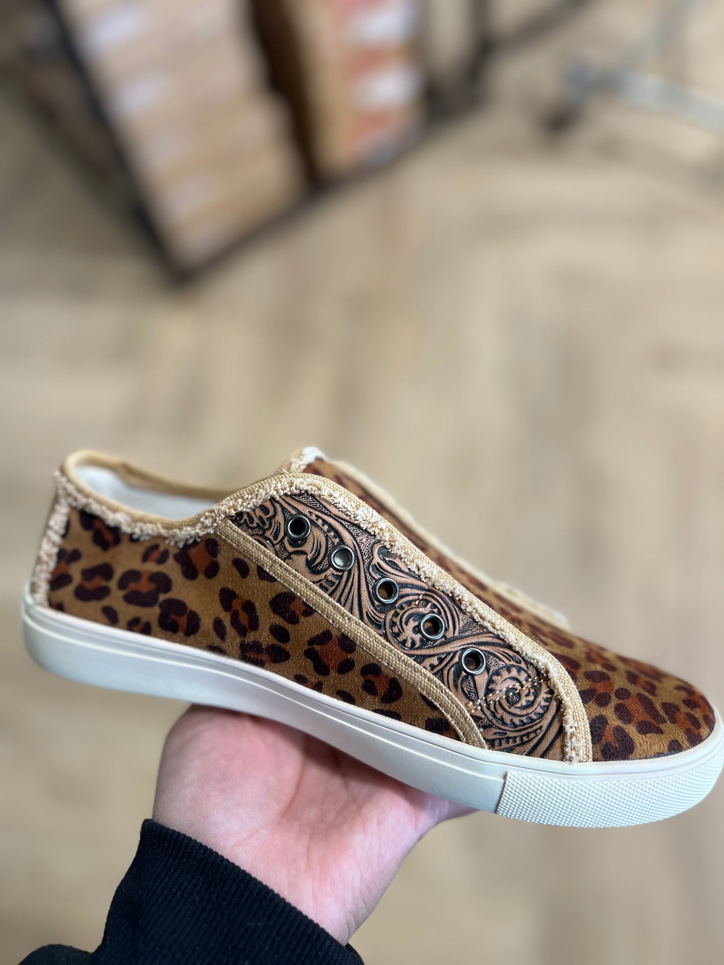 MONTANA WEST |900-S019LP CHEETAH SHOES