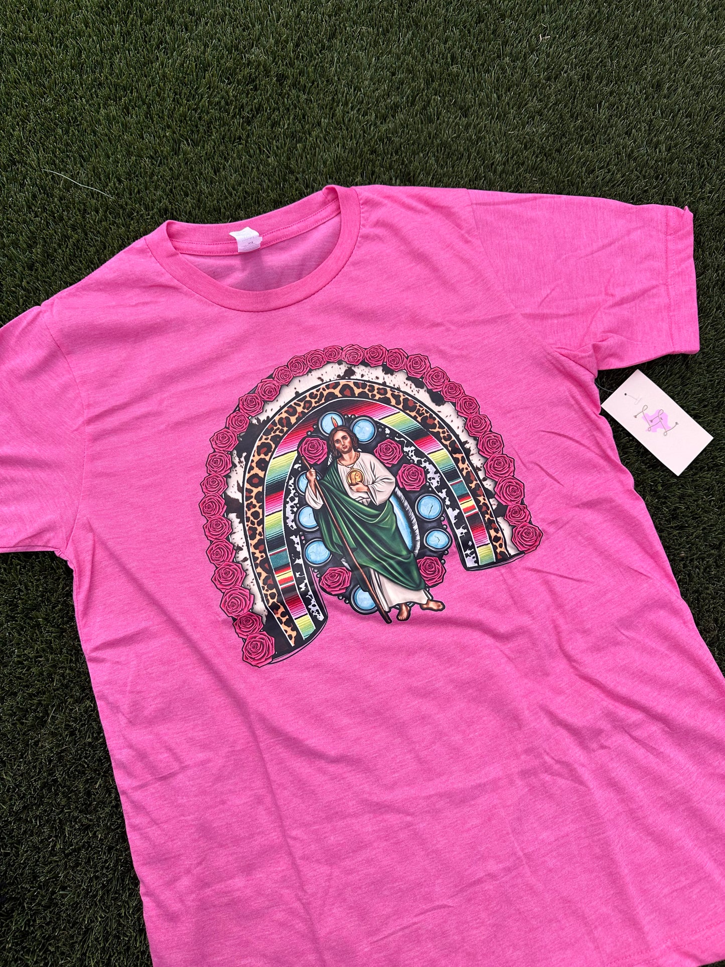 LUCKY & BLESSED LIFE | SAN JUDITAS ROSES T-SHIRT