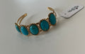 WEST & CO JEWELRY|GOLD & TURQUOISE BRACELET