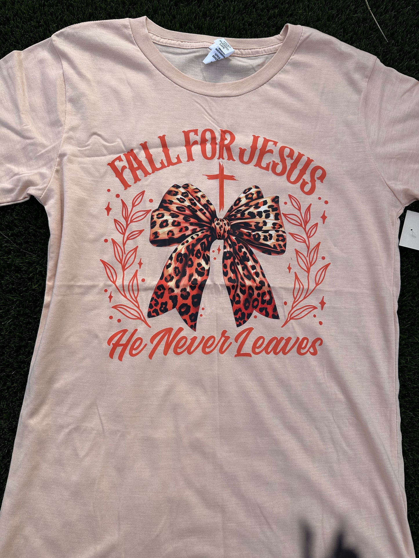 LUCKY & BLESSED LIFE |FALL FOR JESUS T-SHIRT