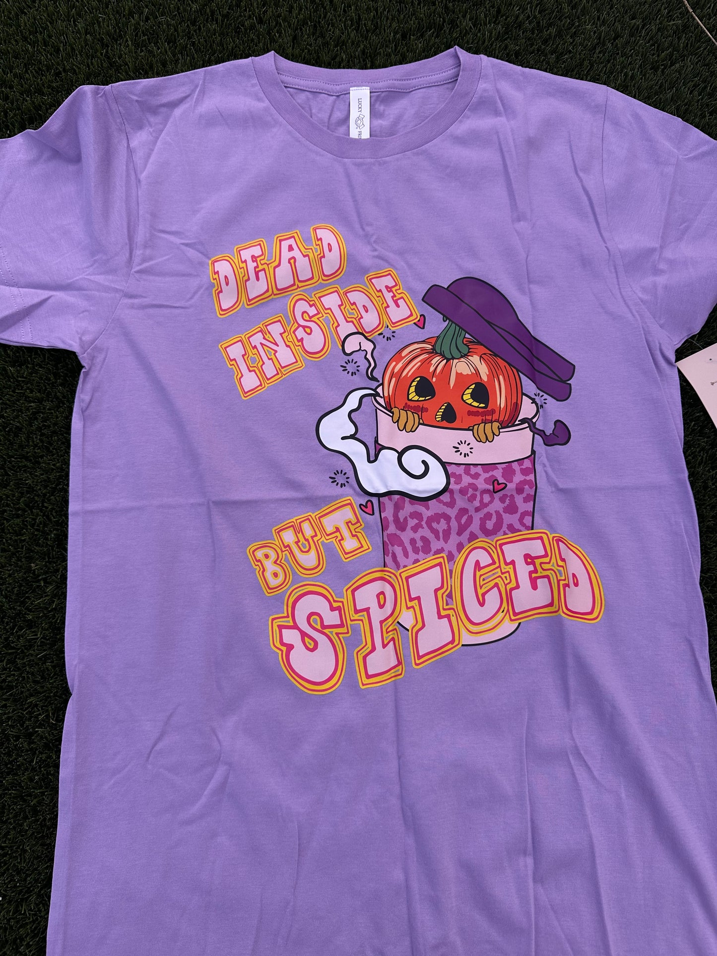 LUCKY FRIENDS | DEAD INSIDE BUT SPICED T-SHIRT