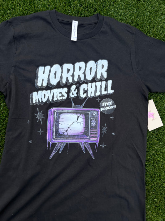 HORROR MOVIES AND CHILL T-SHIRT