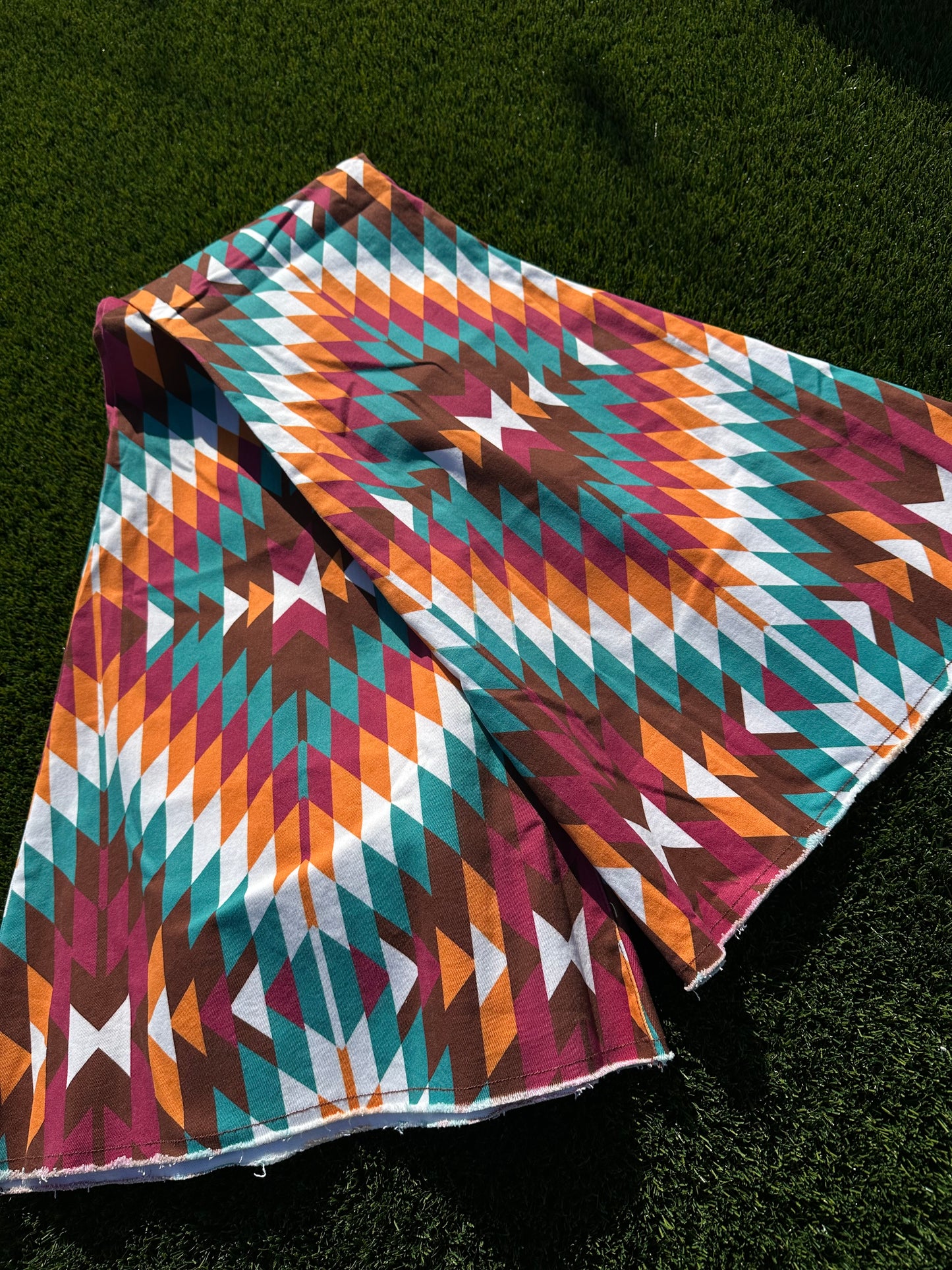 RANCH DRESS'N | SUPER FLARE AZTEC PRINT