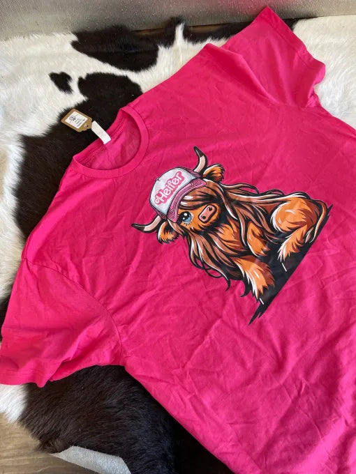 Fuchsia Heifer T-shirt