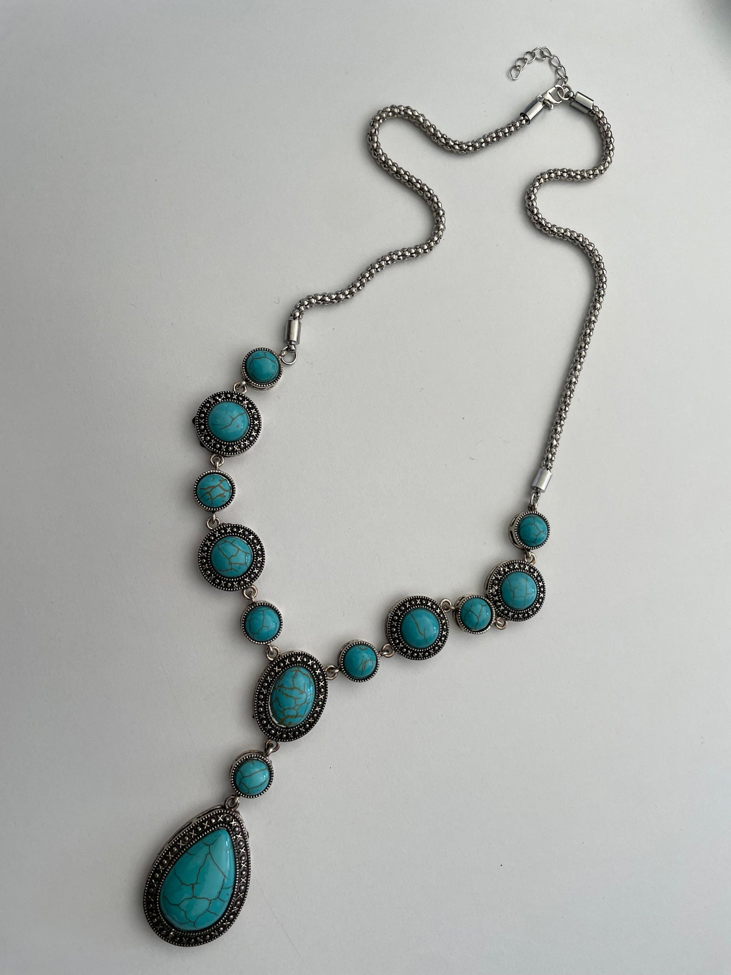 TEAL STONE NECKLACE