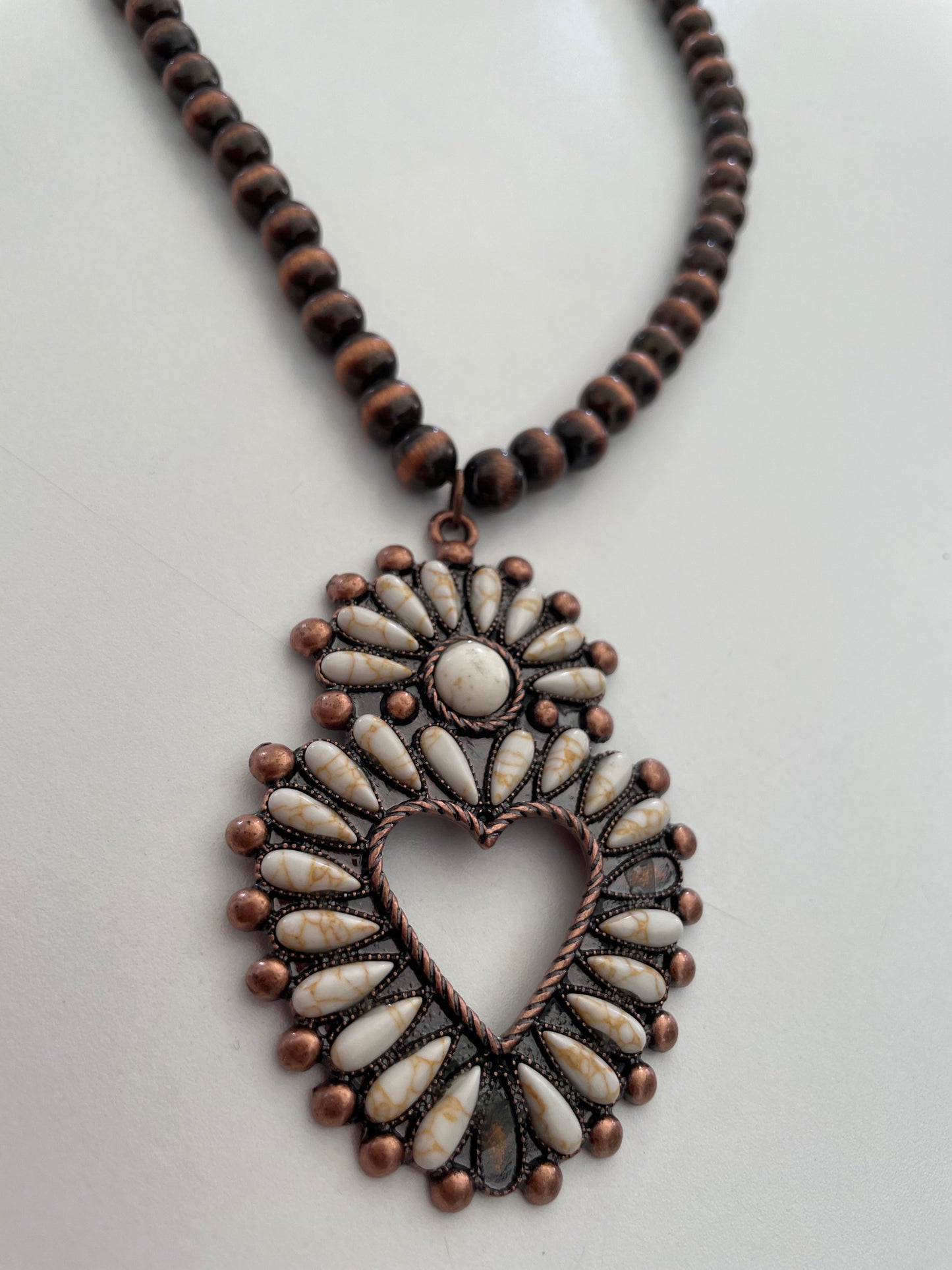 HEART CONCHO NECKLACE