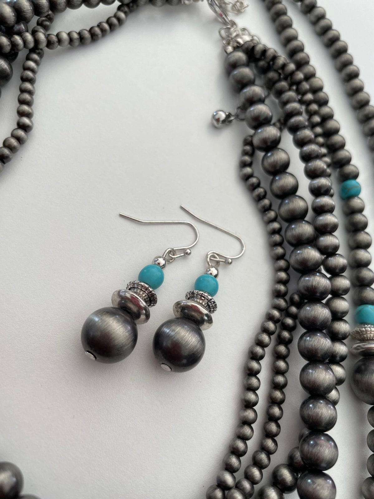 CROSS BEADED NECKLACE