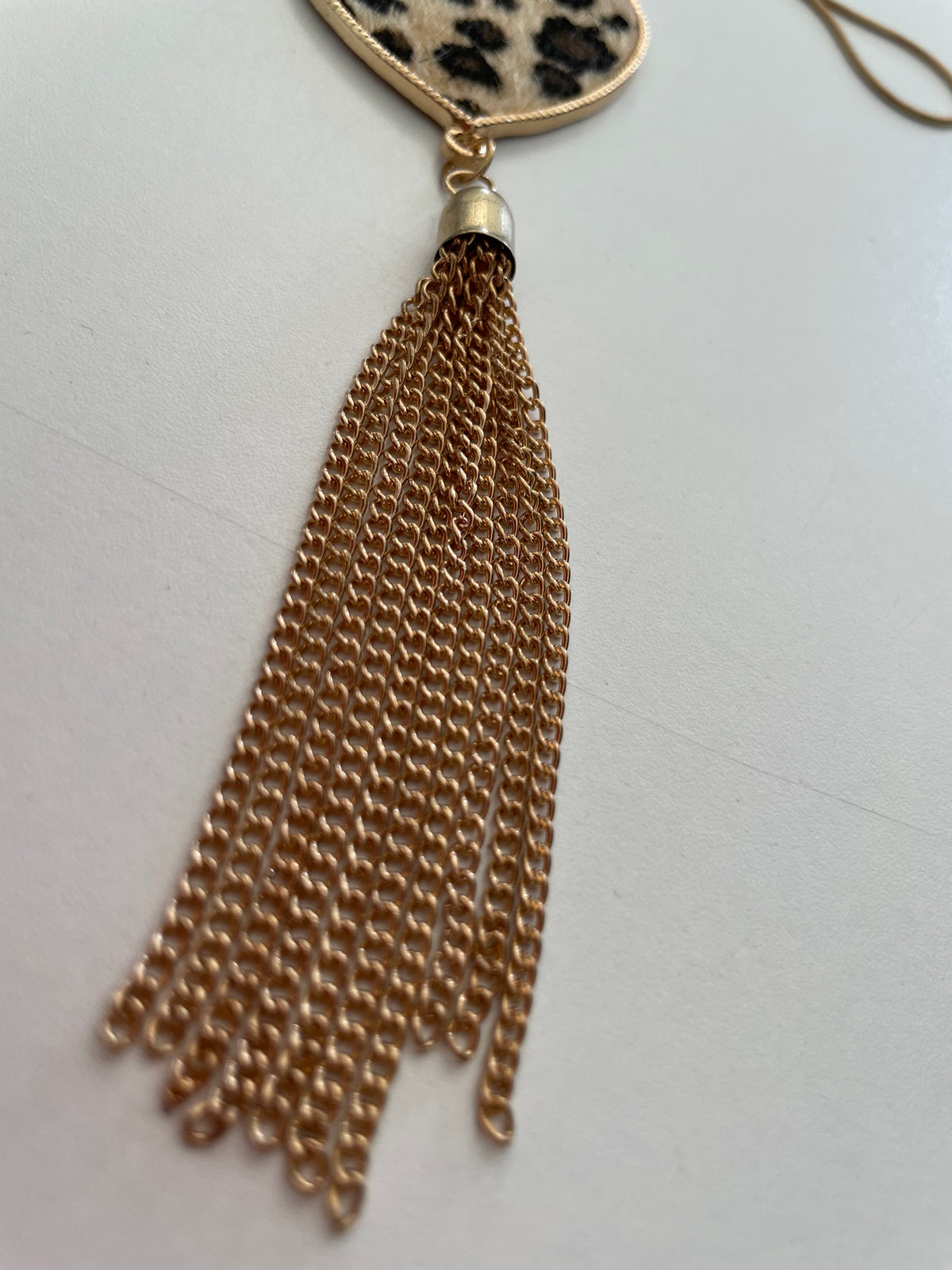 HEART GOLD CHETAAH NECKLACE