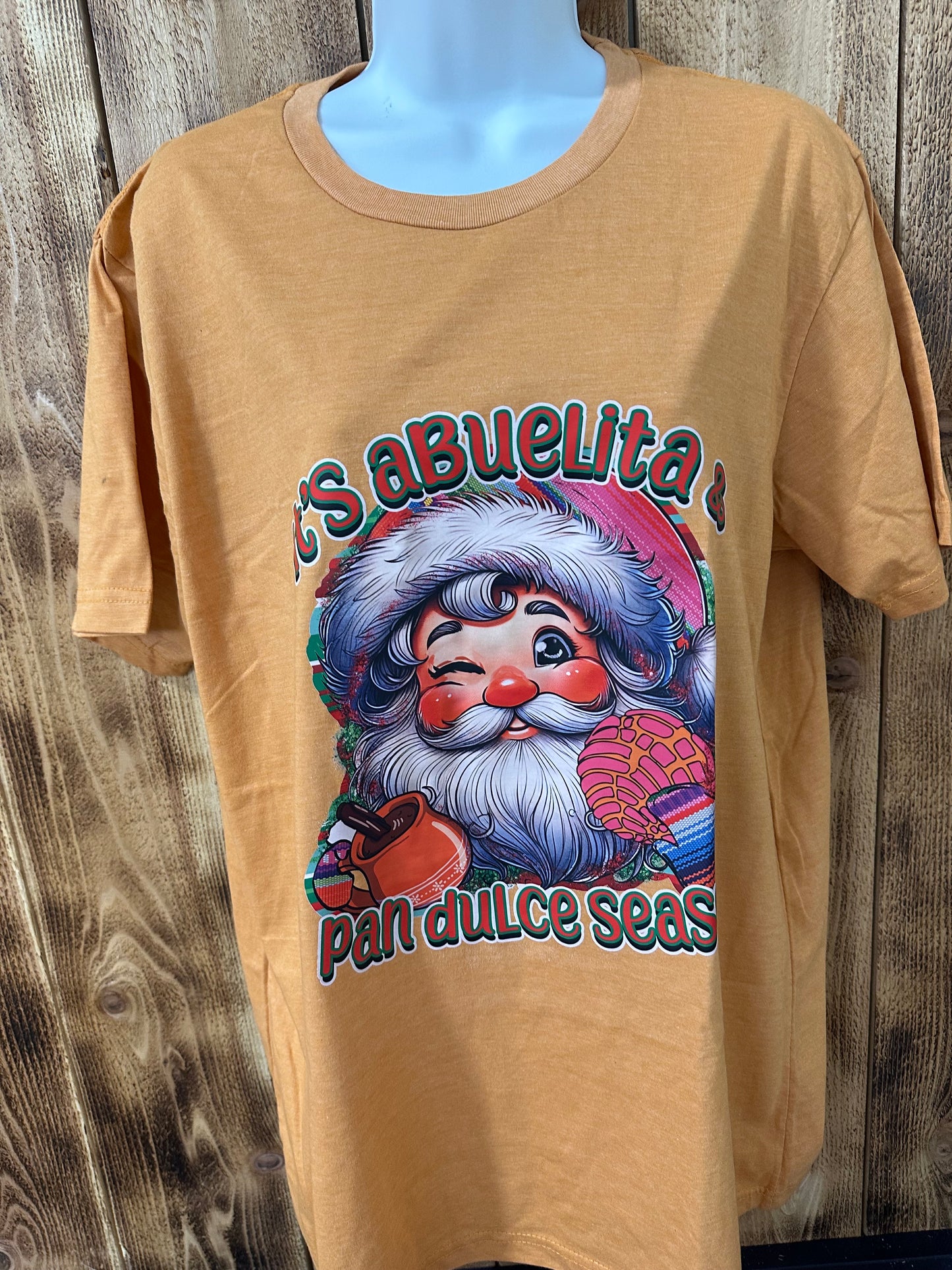 LUCKY AND BLESSED LIFE |IT'S ABUELITA & PAN DULCE SEASON T-SHIRT