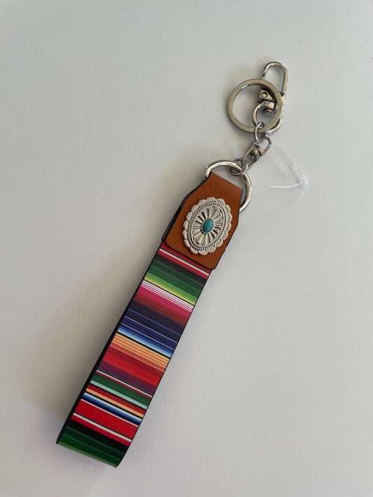 serape concho keychain