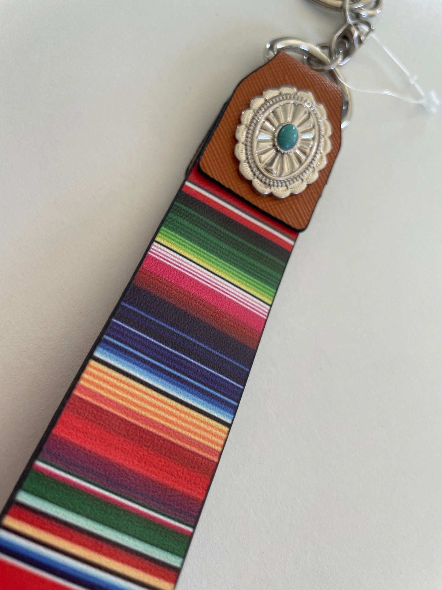 serape concho keychain