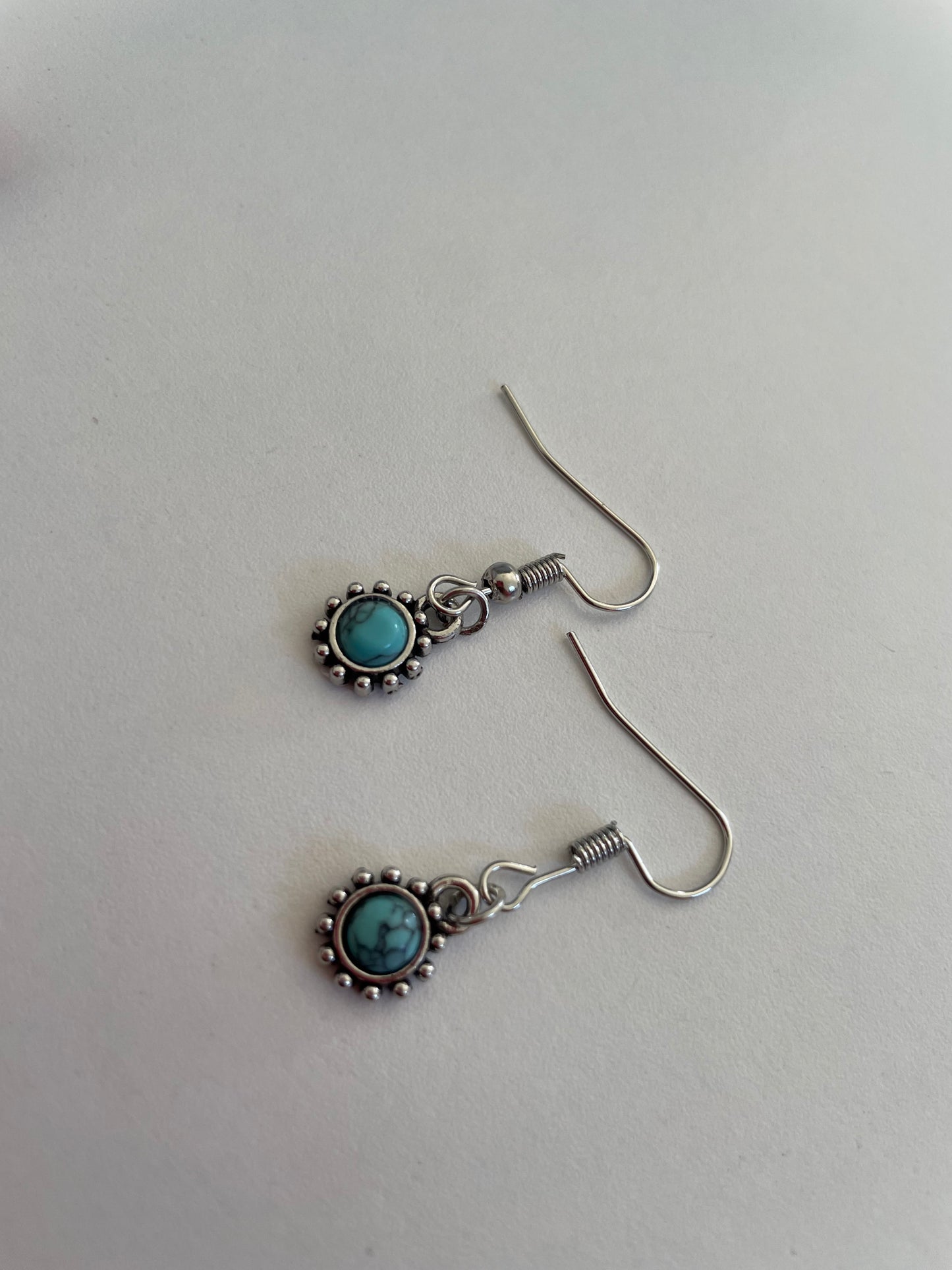 SUN TEAL EARRINGS