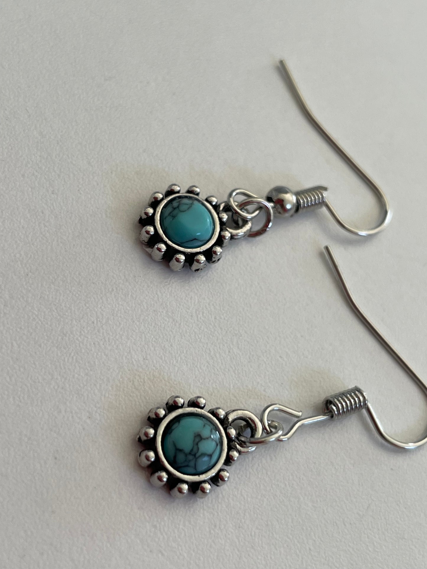 SUN TEAL EARRINGS