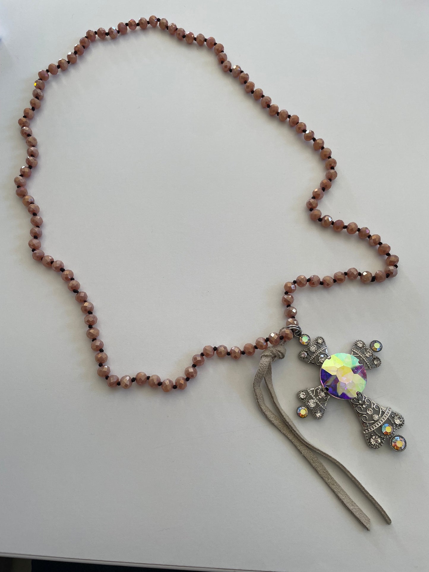 ROSE GOLD BEADED NECKLACE