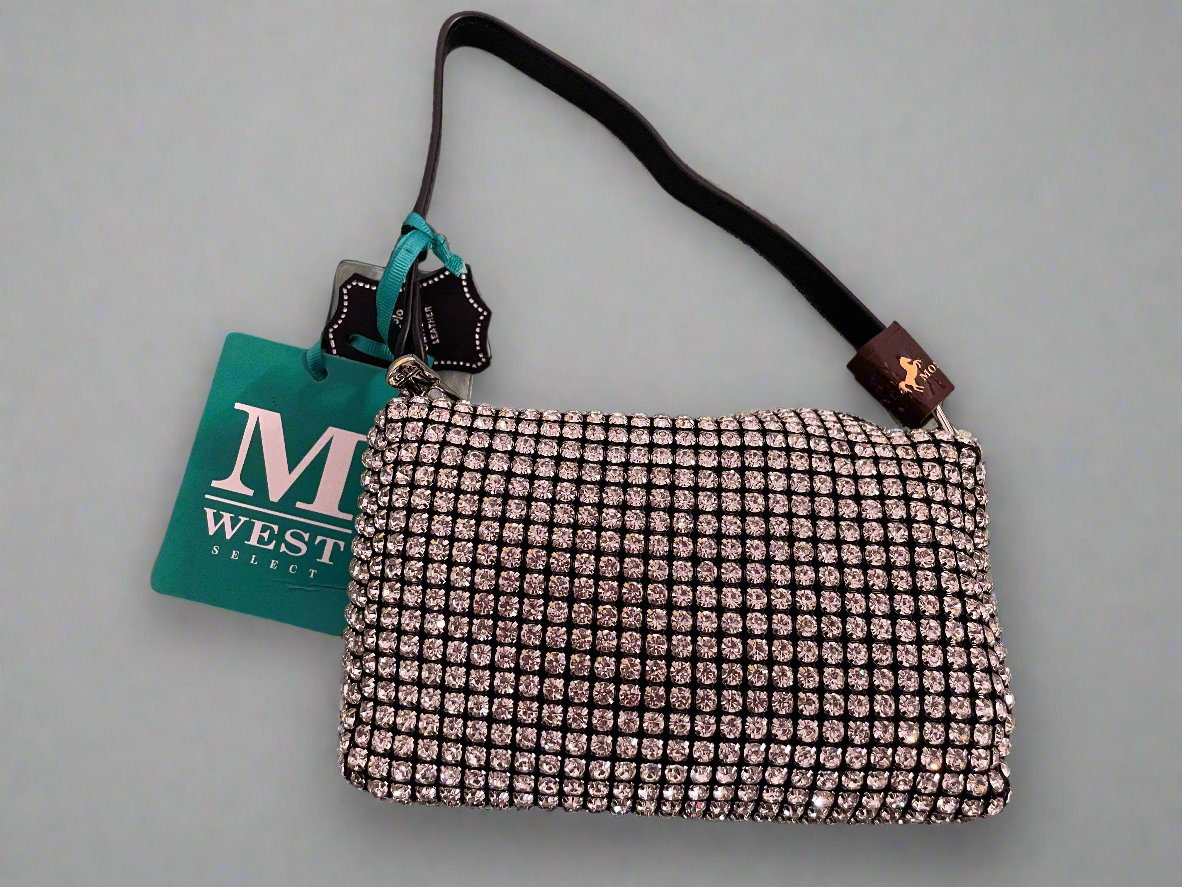 MONTANA WEST CLUTCH PURSE FOR WOMEN 019BK/WT