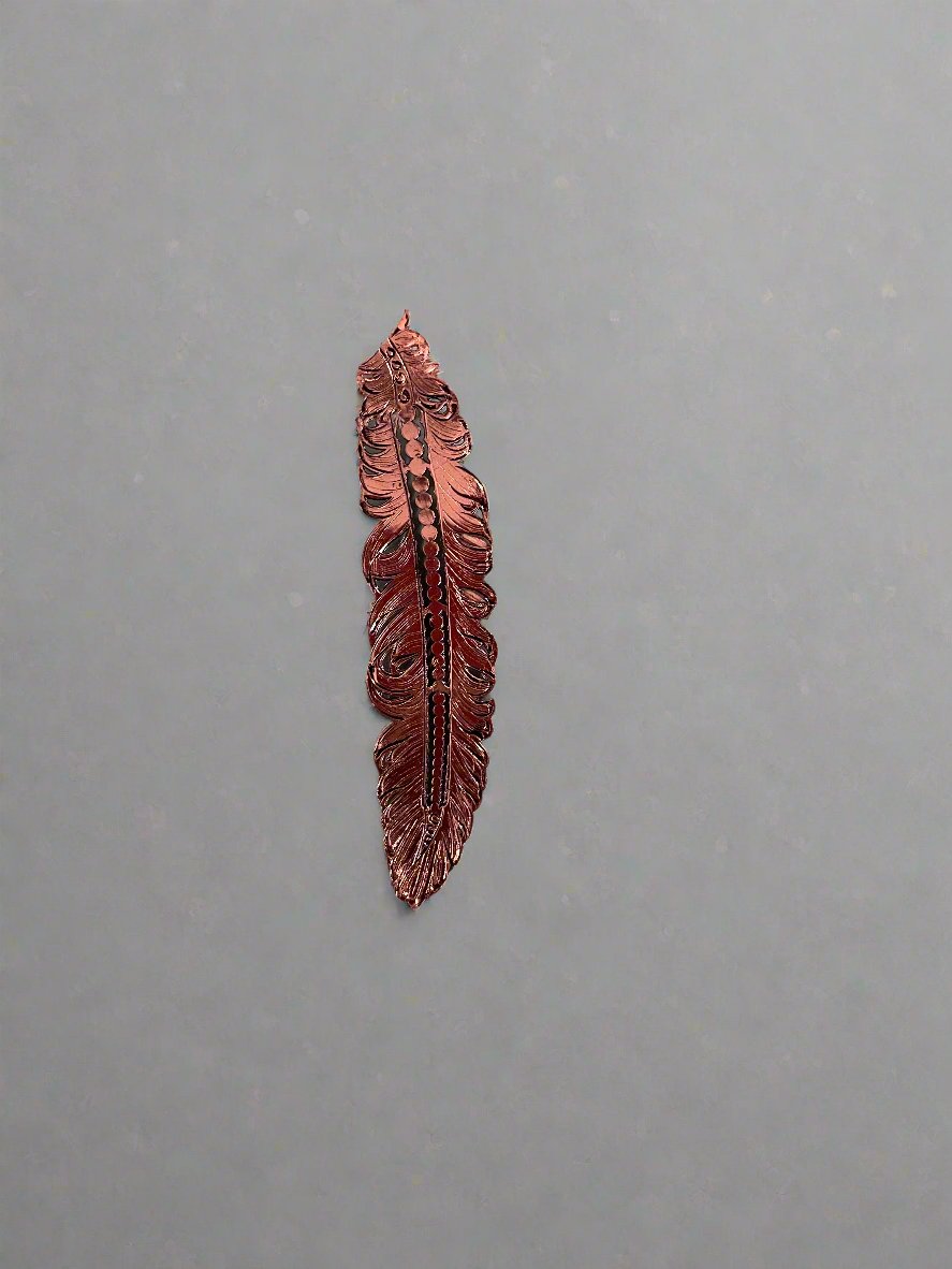 ROSE GOLD FEATHER FOR FELT HAT